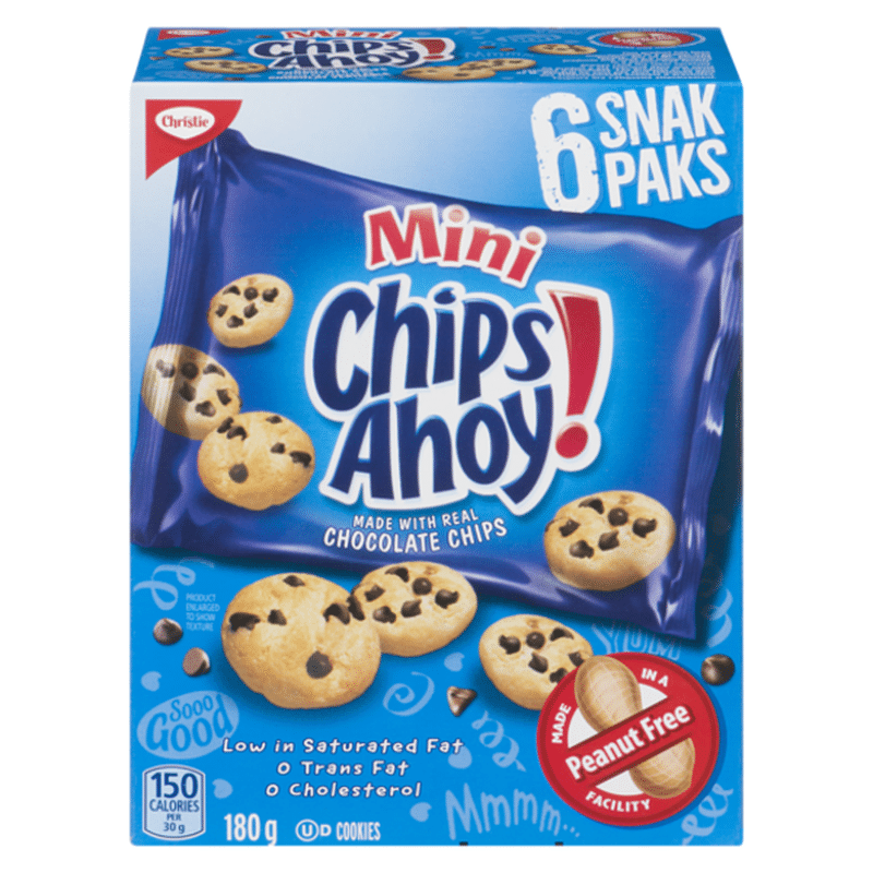 Mini Chips Ahoy Snak Paks (180 g) - Instacart