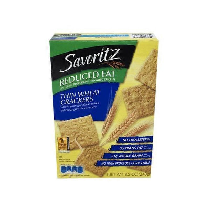 Savoritz Reduced Fat Wheat Crackers (8.5 oz) Instacart