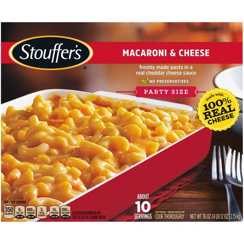 Stouffer's STOUFFER’S Party Size Macaroni & Cheese (76 oz) - Instacart