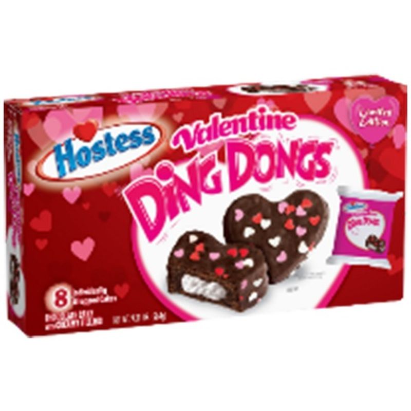 Hostess Ding Dongs Valentine Chocolate Cake With Creamy Filling (9.31 ...