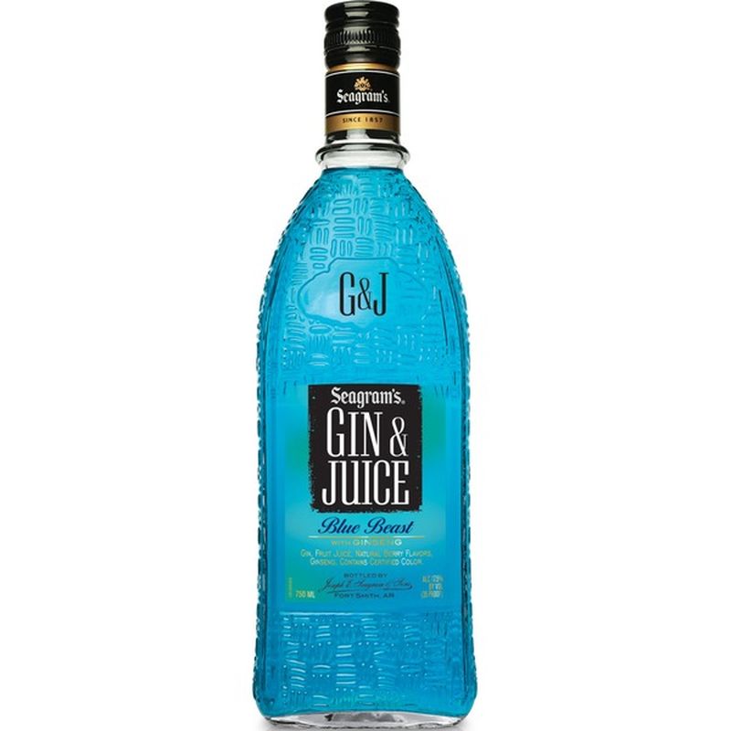 Seagram's Gin & Juice Blue Beast (750 ml) Instacart