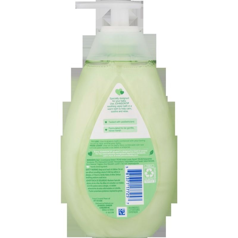 Johnson & Johnson Soothing Vapor Bath (13.6 fl oz) Instacart
