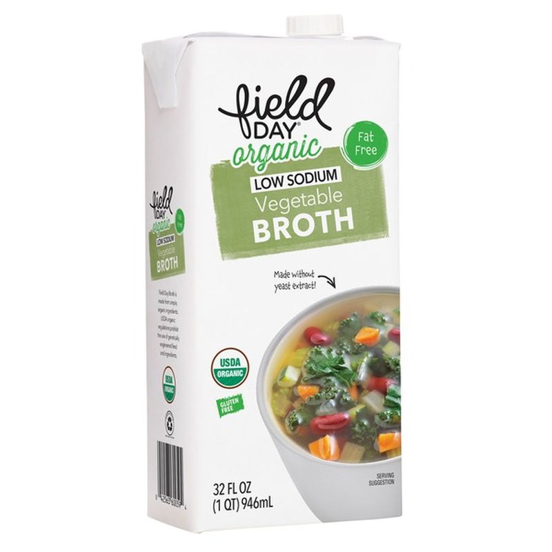 Field Day Organic Vegetable Broth Low Sodium (32 fl oz) Instacart