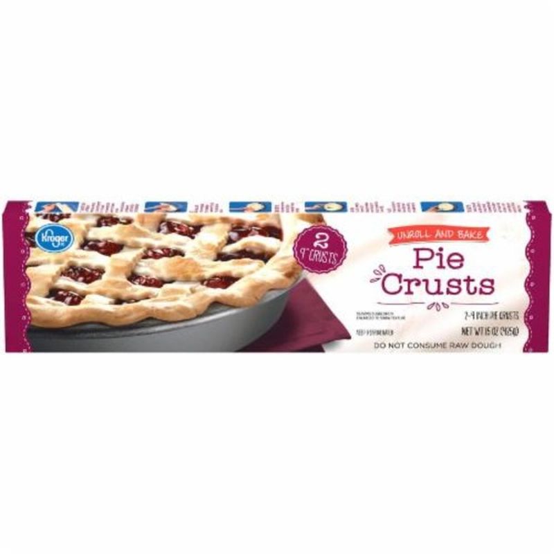 Kroger Pie Crusts, Unroll and Bake, 9 Inches (2 each) Instacart