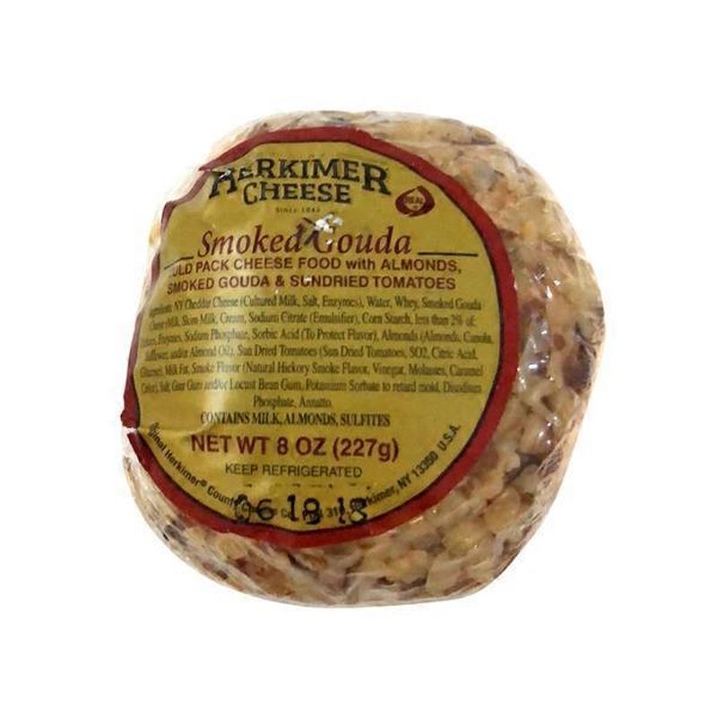 Herkimer Smoked Gouda Cheese Ball With Sun Dried Tomatoes & Nuts (8 oz