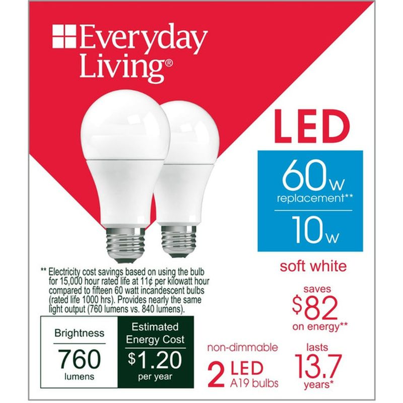 Everyday Living A19 Led Bulbs