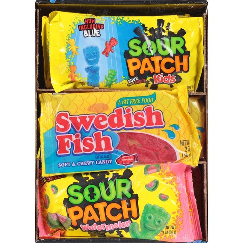 Sour Patch Kids & Swedish Fish Variety Pack Candy (2 oz) - Instacart