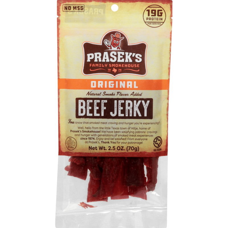 Praseks Beef Jerky, Original (2.5 oz) Instacart