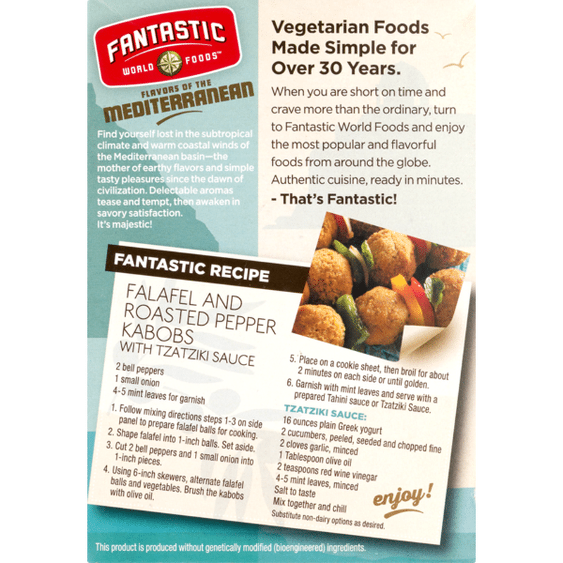 Fantastic World Foods Vegetarian Entree Falafel Mix