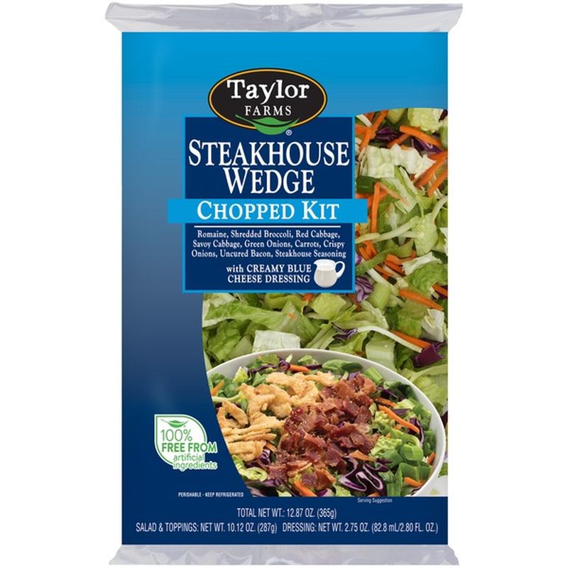 Taylor Farms Steakhouse Wedge Chopped Salad Kit (12.87 oz) Instacart