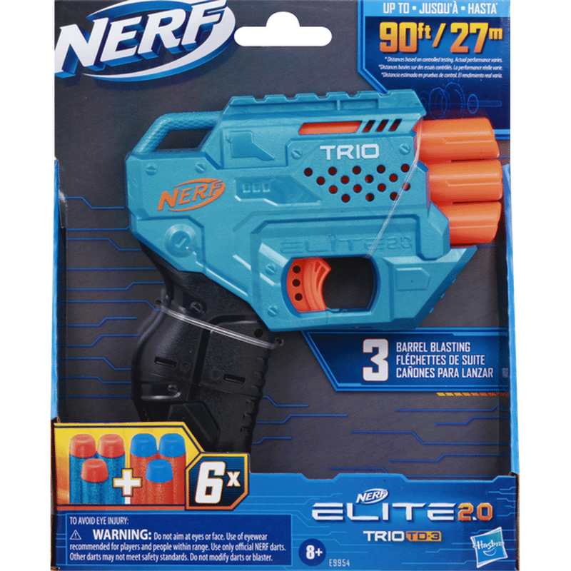 Nerf Toy, Trio TD-3 (1 each) - Instacart