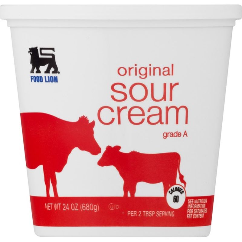 Food Lion Sour Cream, Original (24 oz) Instacart