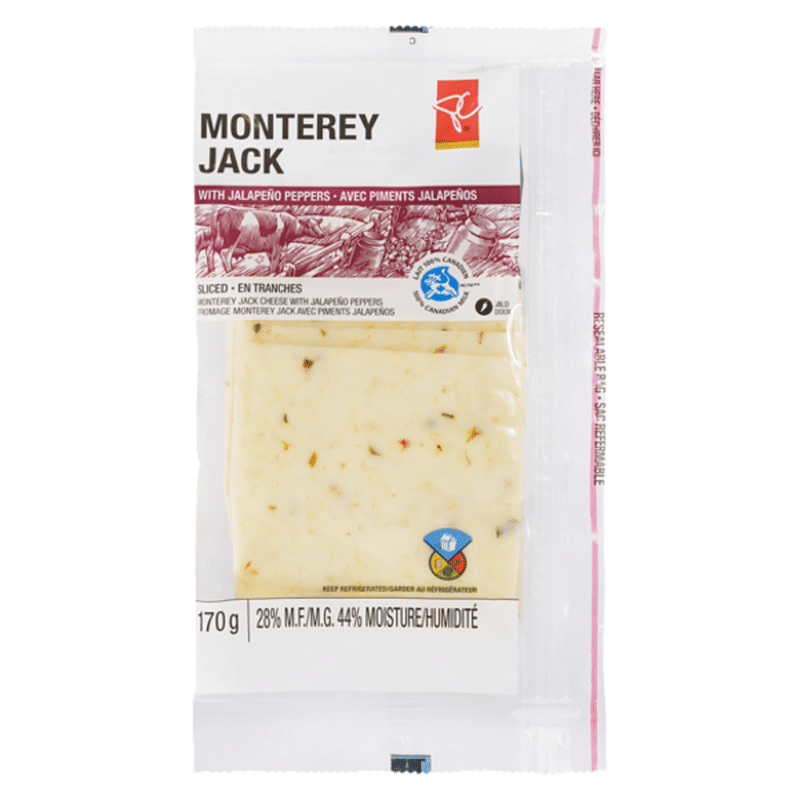 Monterey Jack Cheese with Jalapeno Slice Ppk (170 g) Instacart