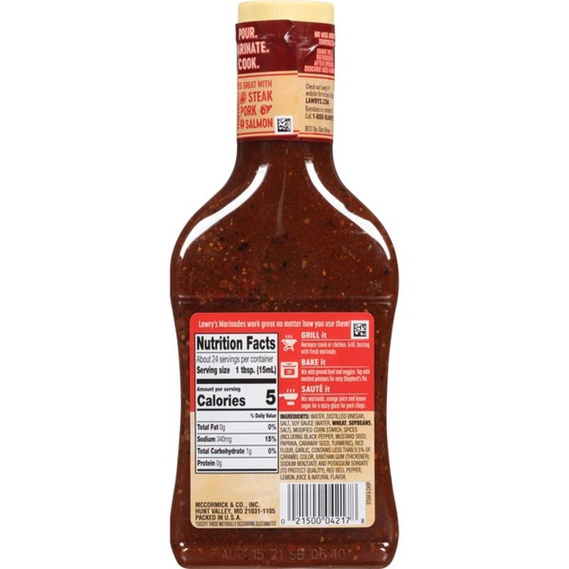 Lawry's® Steak & Chop Marinade (12 fl oz) from FoodsCo Instacart