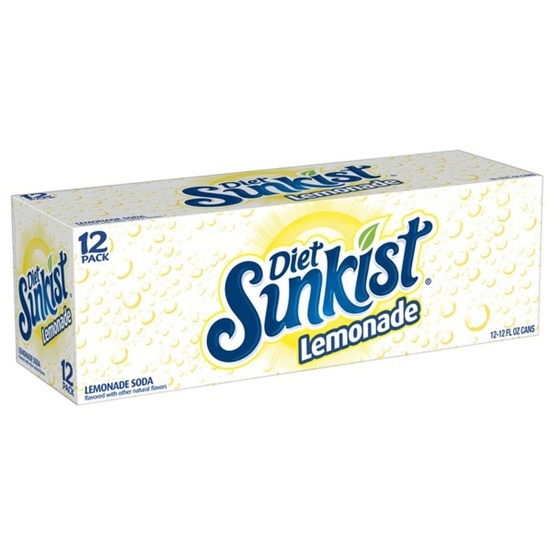 Diet Sunkist Sparkling Lemonade (12 fl oz) from Safeway Instacart