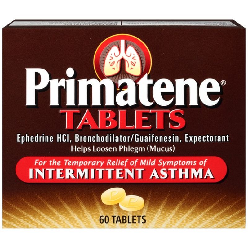 Primatene Asthma Relief Tablets (60 ct) Instacart