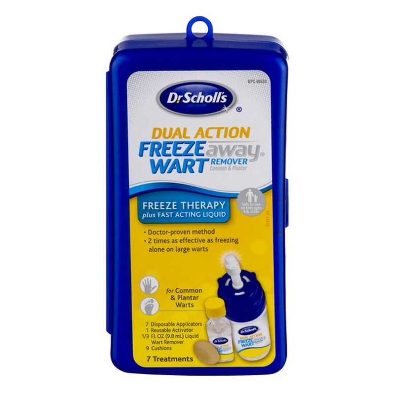 Dr. Scholl's Wart Remover, Dual Action, Common & Plantar (each) from