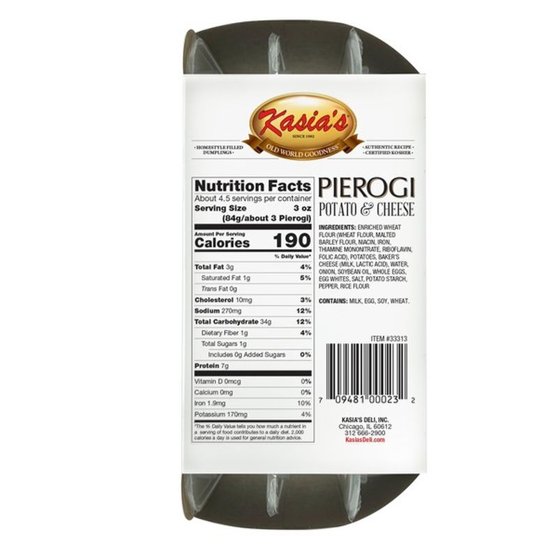 Kasia's Pierogies, Potato & Cheese (12 each) from Costco Instacart