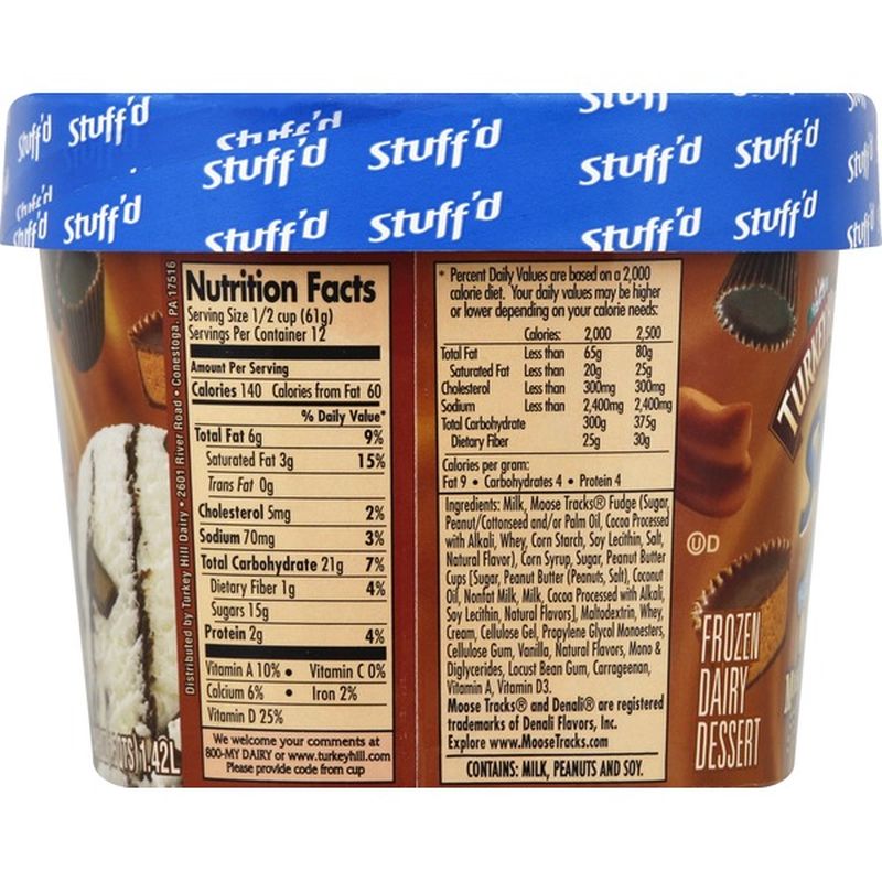 Turkey Hill Stuffd Moose Tracks Frozen Dairy Dessert (48 oz) Instacart