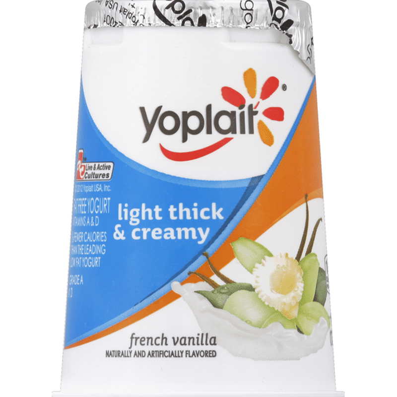 Yoplait Yogurt, Nonfat, French Vanilla (6 oz) Instacart