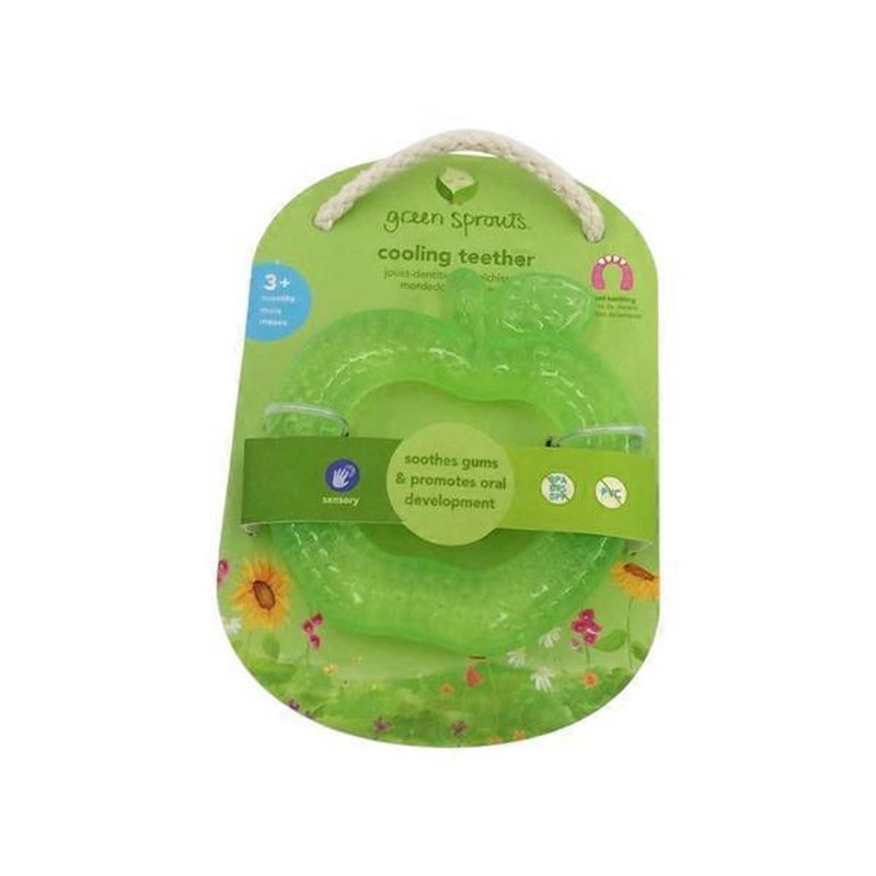 green sprouts ring cool teether