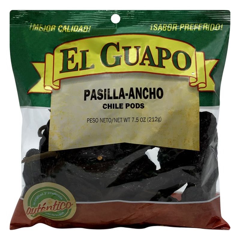 El Guapo™ Pasilla Ancho Chile Spice Whole Pod (7.5 oz) Instacart