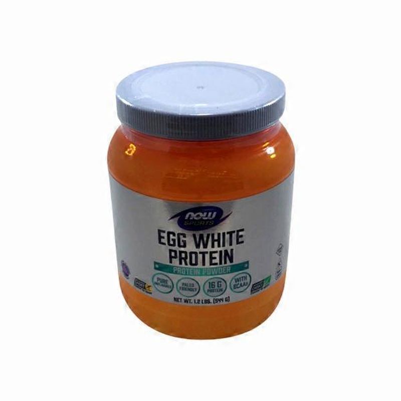 Now Sports Egg White Protein 16 G Protein Powder, Pure Unflavored (1.2