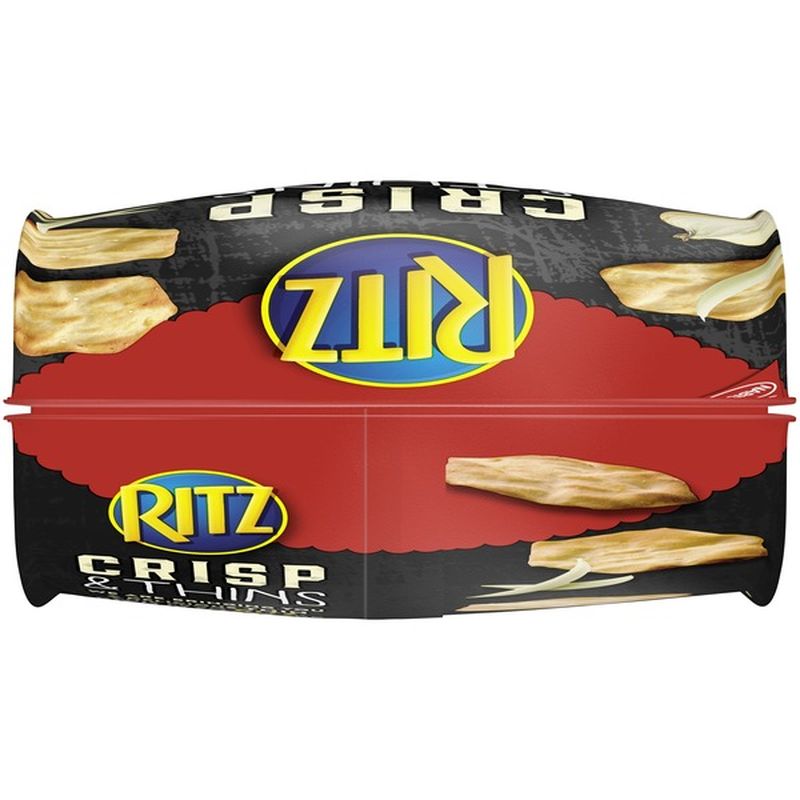 Ritz Crisp & Thins Cream Cheese & Onion Oven-Baked Chips (7 Oz) From ...