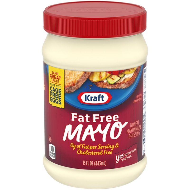 Kraft FatFree Mayonnaise (15 fl oz) Instacart
