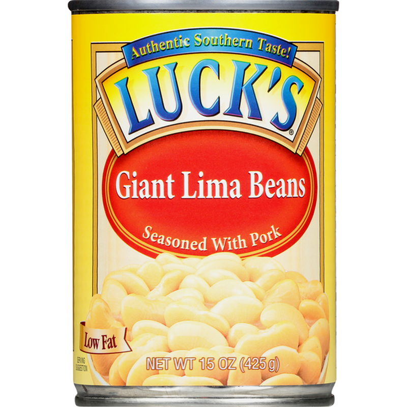 Luck's Lima Beans, Seasoned with Pork, Giant (15 oz) Instacart