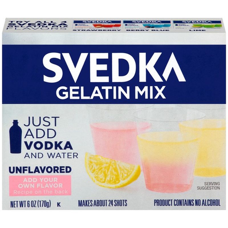 Svedka Unflavored Gelatin Mix (6 oz) - Instacart