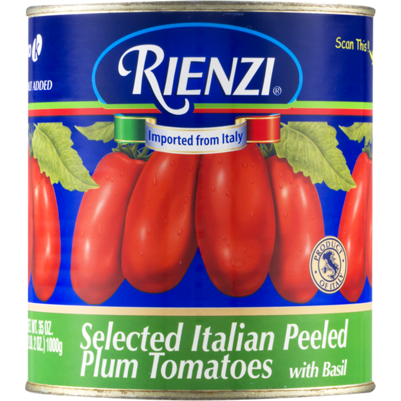 Rienzi Selected Italian Peeled Plum Tomatoes with Basil (35 oz) Instacart