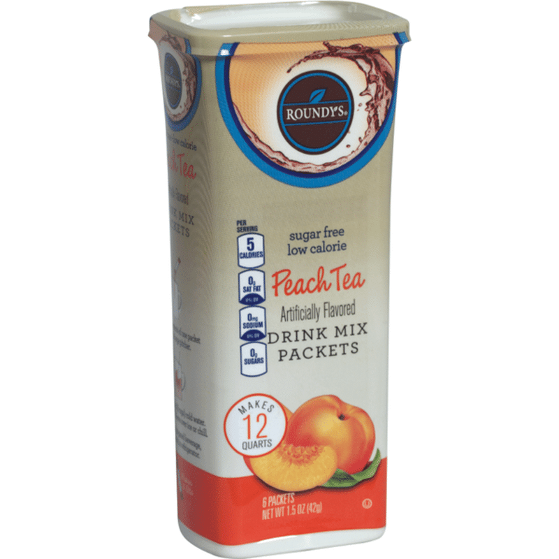 Roundy's Sugar Free Low Calorie Peach Tea