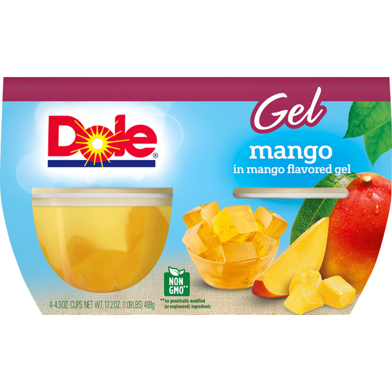 Dole Gel Mango in Mango Flavored Gel (4.3 oz container) Instacart