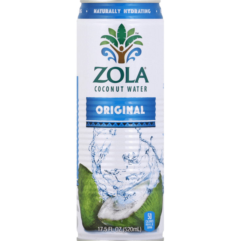 Zola Coconut Water, Original (17.5 oz) Instacart