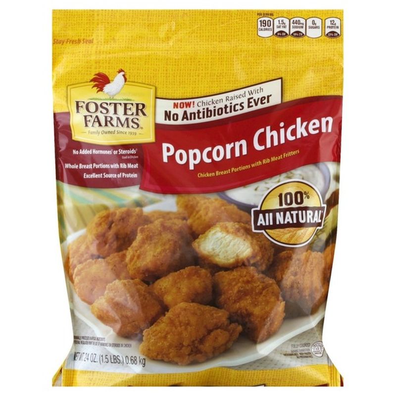Foster Farms Chicken, Popcorn, Bag (24 oz) Instacart
