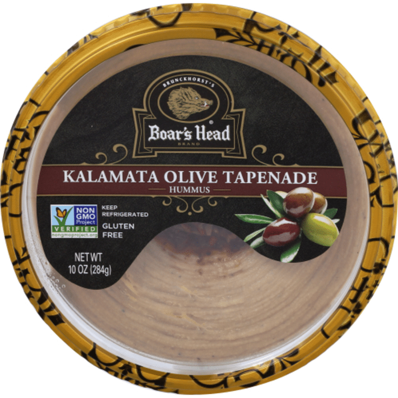 Boar's Head Hummus, Kalamata Olive Tapenade (10 oz) Instacart