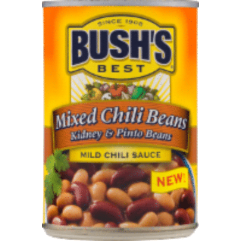 Bush's Best Mixed Chili Beans Kidney & Pinto Beans in a Mild Chili
