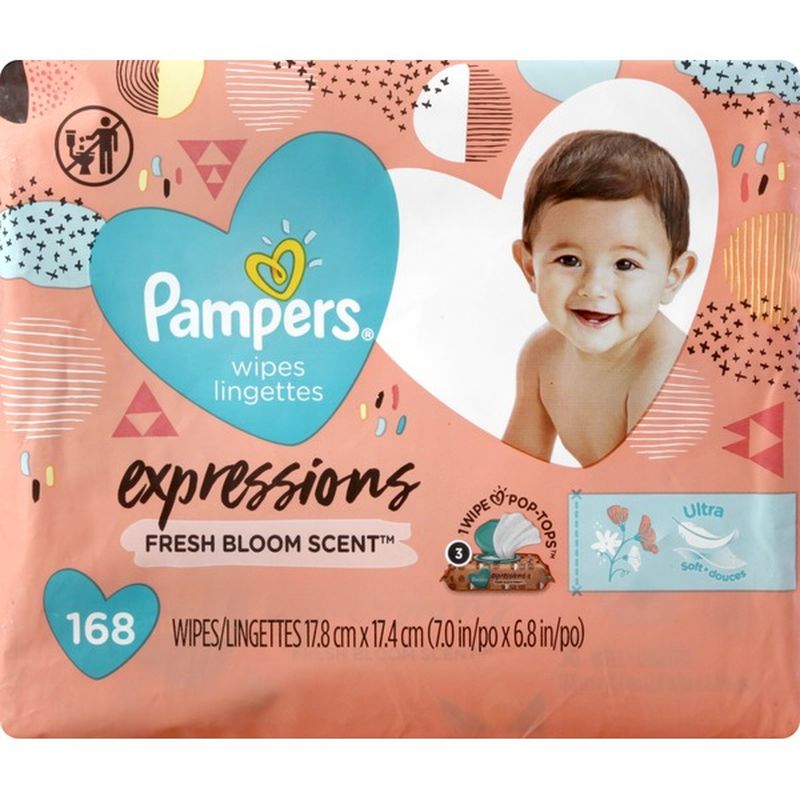pampers fresh bloom wipes