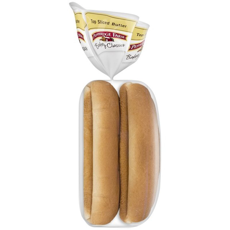 Pepperidge Farm® Top Sliced Butter Hot Dog Buns (14 oz) from Publix