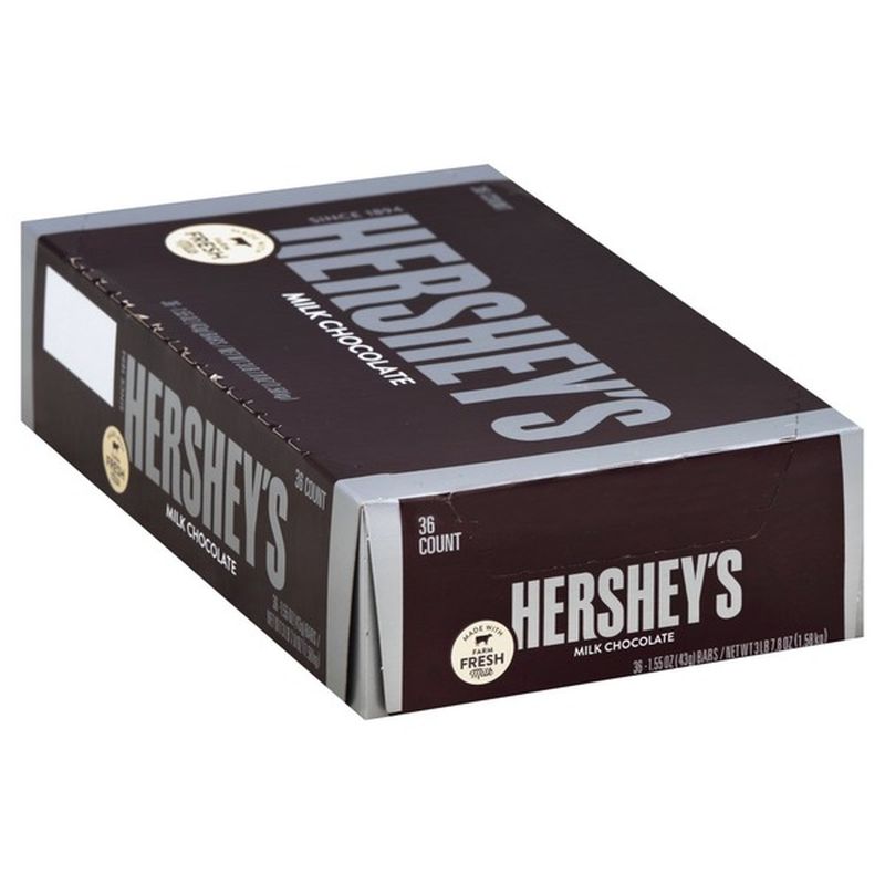 Hershey Milk Chocolate Bar (36 each) from Costco - Instacart