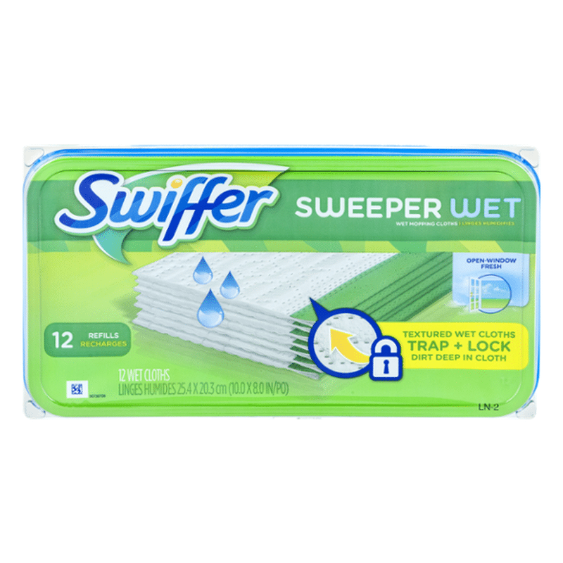 Swiffer Wet Mopping Cloths, Open-Window Fresh (12 ct) from Giant Food ...