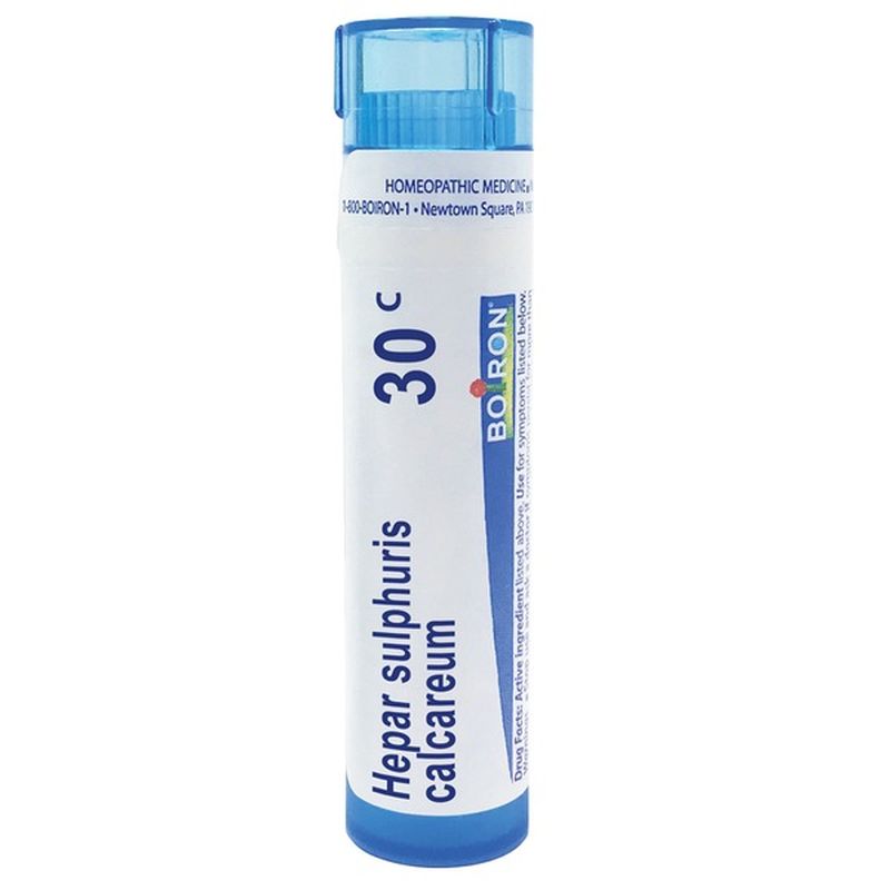 Boiron Hepar Sulphuris Calcareum 30, Homeopathic Medicine for Cough (80