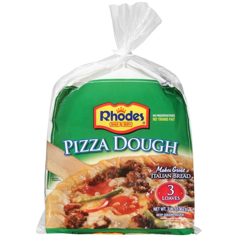 Rhodes Bake N Serv Pizza Italian Bread Frozen Dough 3 Lb Delivery Or Pickup Near Me Instacart