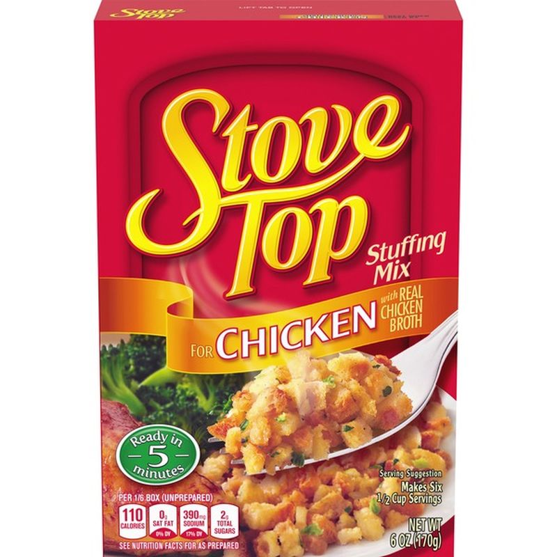 Kraft Stove Top Stuffing Mix For Chicken 6 Oz Instacart