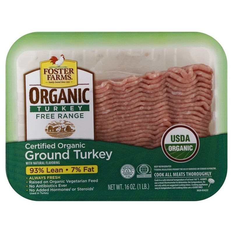 Foster Farms Turkey Ground Organic 937 16 Oz From Aldi Instacart