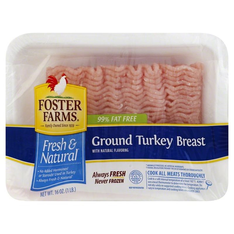 Foster Farms Turkey Breast, Ground (16 oz) - Instacart