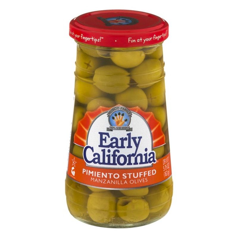 Early California Pimiento Stuffed Manzanilla Olives (5.75 oz) Instacart