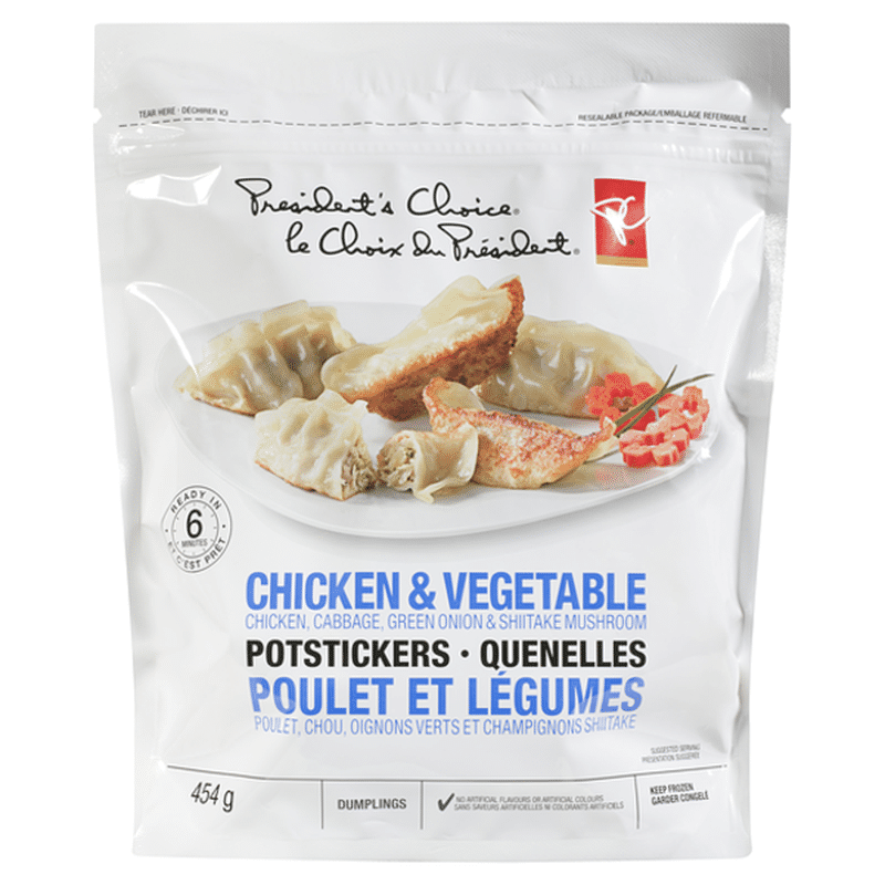 Chicken Vegetable Potstickers Dumplings (454 g) from Real Canadian