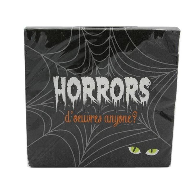 Unique Horrors D'oeuvres Halloween Cocktail Napkins